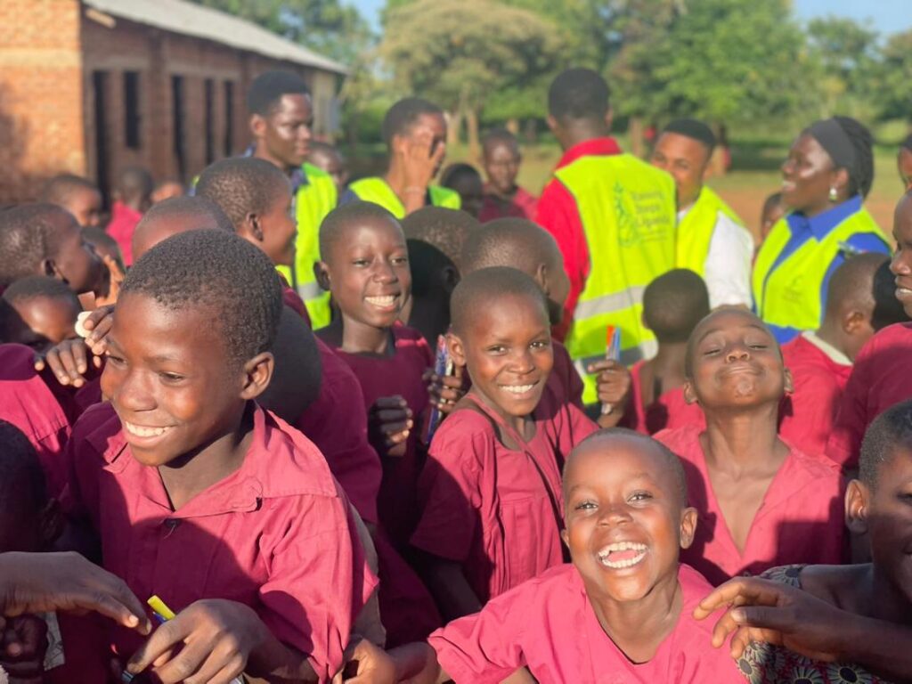 Learners at Lubira Primary School Bugweri district